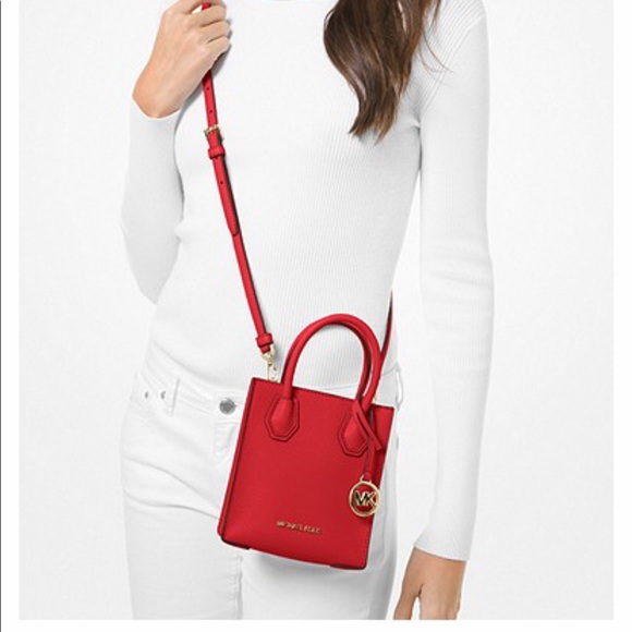 NWT Michael Kors Small Mercer Bag Green - Picture 4 of 4